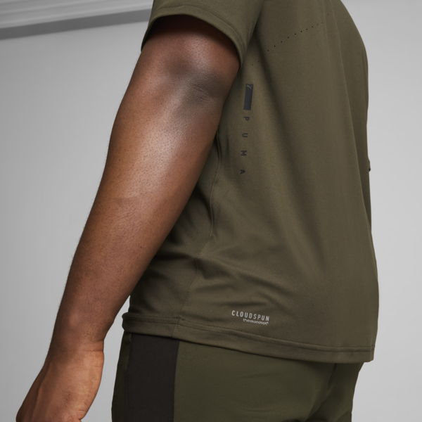 Remera CLOUDSPUN ThermoAdapt para hombre, Dark Olive, large-ARG