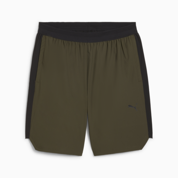 Shorts Fuse Stretch para hombre, Dark Olive, large-ARG