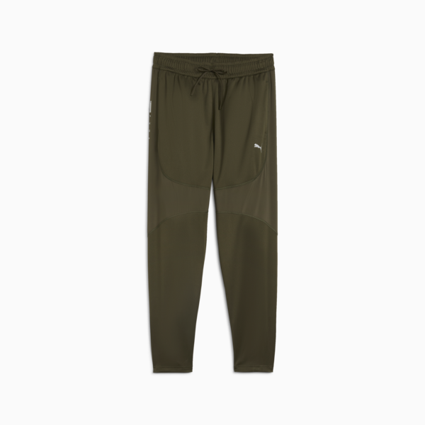 Pantalones angostos Panelled para hombre, Dark Olive, large-ARG