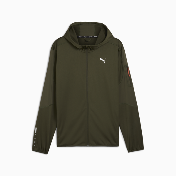 Chaqueta Training Concept para hombre, Dark Olive, large-ARG