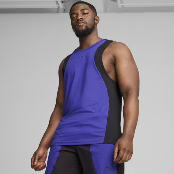 Playera PUMA FIT CLOUDSPUN para hombre, Lapis Lazuli, large-MEX