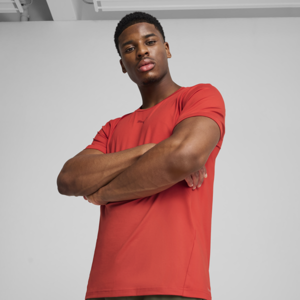 Remera CLOUDSPUN Soft para hombre, Red Fire, large-ARG