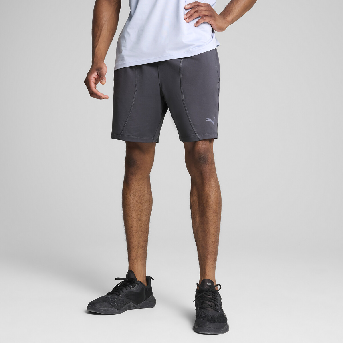CLOUDSPUN 7-inch Knit Shorts Men in Galactic Gray by PUMA, XS