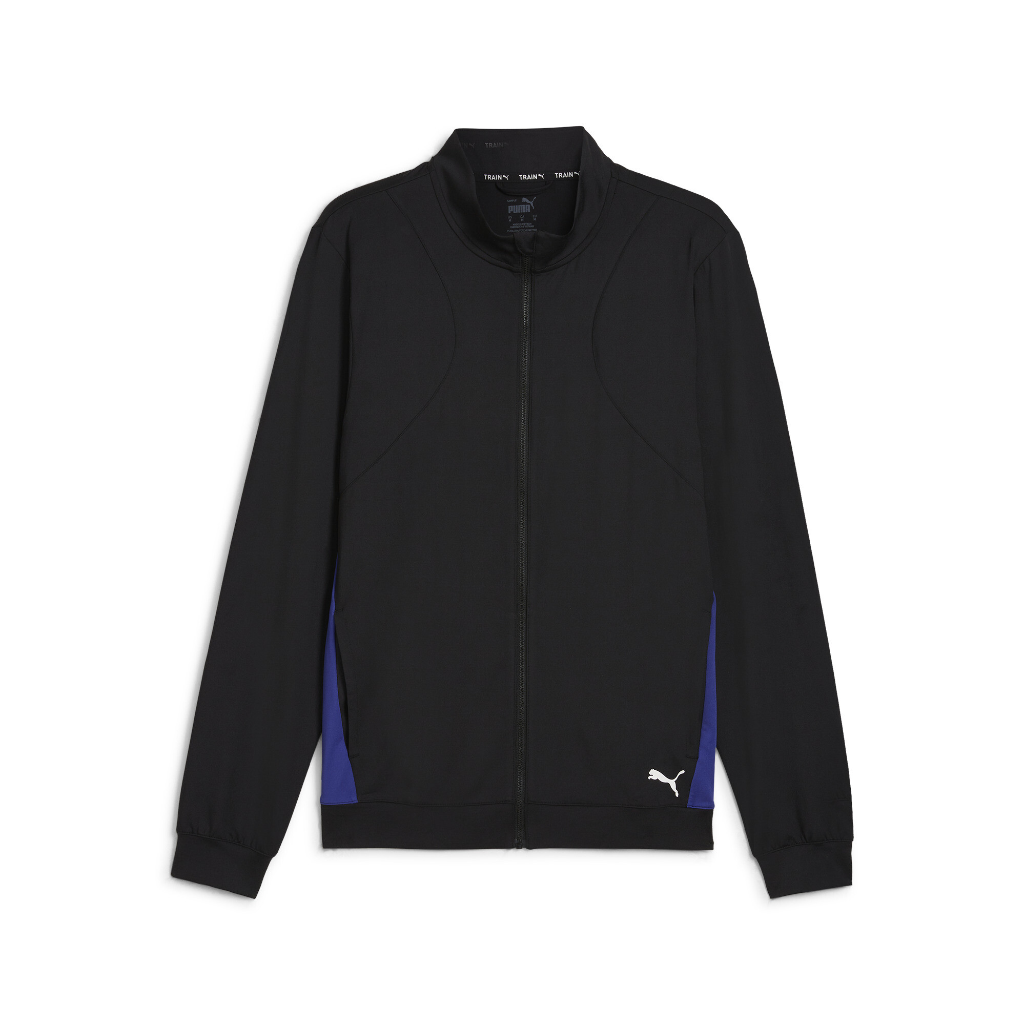 Puma CLOUDSPUN Jacke mit durchgehendem Reißverschluss Herren | Black/Lapis Lazuli | Größe: S