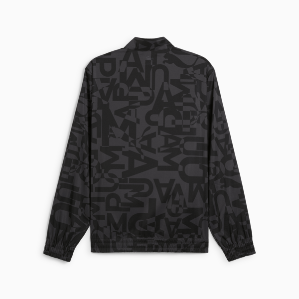 Campera PUMA FIT con estampado integral para hombre, PUMA Black, large-ARG
