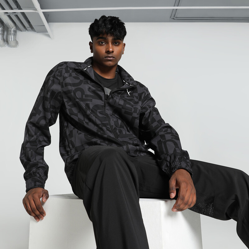 

Men's PUMA FIT All-Over Print Training Jacket
