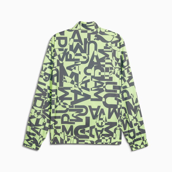 Campera PUMA FIT con estampado integral para hombre, Galactic Gray, large-ARG