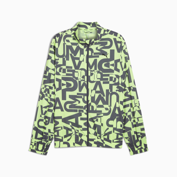 Campera PUMA FIT con estampado integral para hombre, Galactic Gray, large-ARG