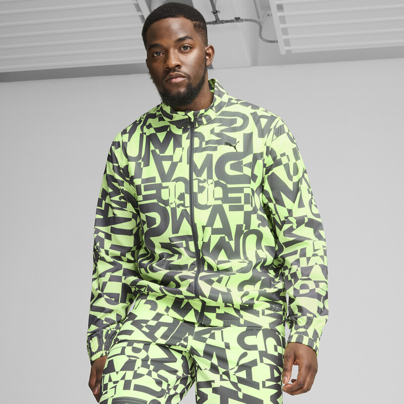

Men's PUMA FIT All-Over Print Training Jacket