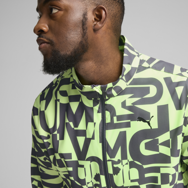 Campera PUMA FIT con estampado integral para hombre, Galactic Gray, large-ARG