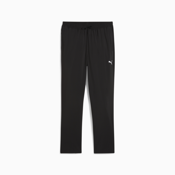 Pantalones con tejido de malla para hombre, PUMA Black, large-ARG