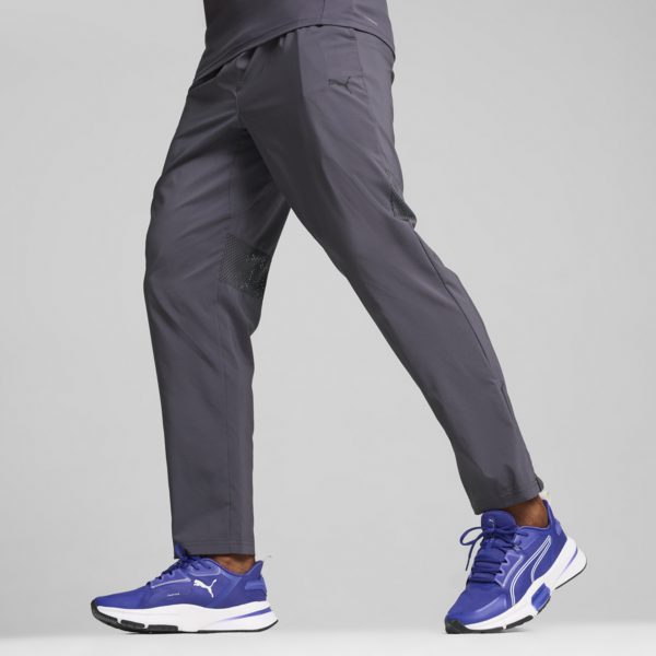 Pantalones con tejido de malla para hombre, Galactic Gray, large-ARG