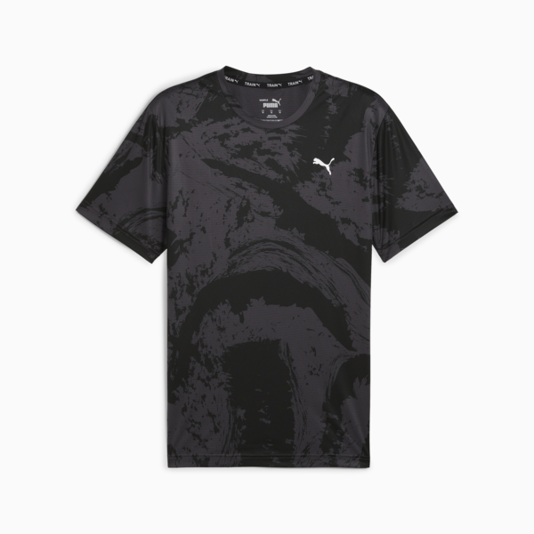 Remera con estampado Train All Day para hombre, PUMA Black, large-ARG