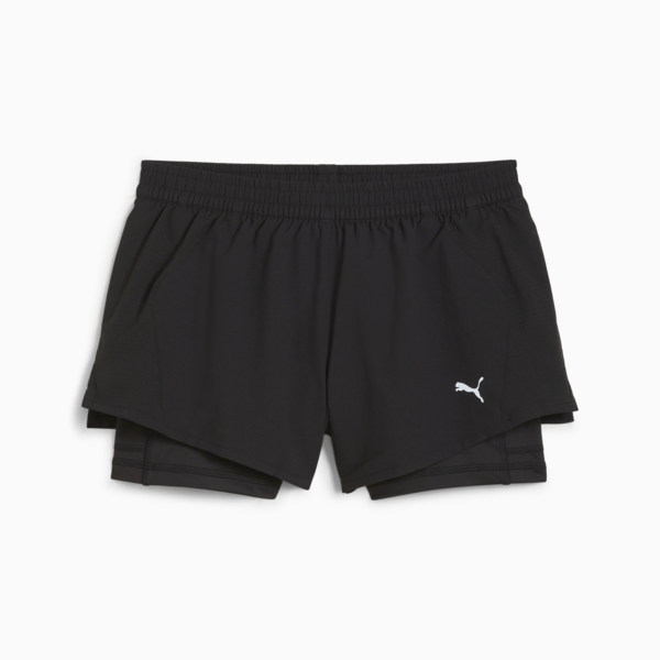 Shorts "2 en 1" PUMA RUN Velocity para mujer, PUMA Black, large-ARG