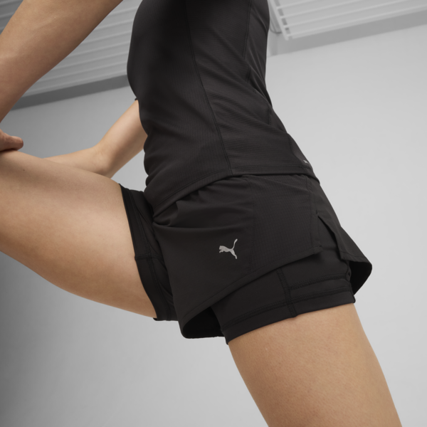 Shorts "2 en 1" PUMA RUN Velocity para mujer, PUMA Black, large-ARG