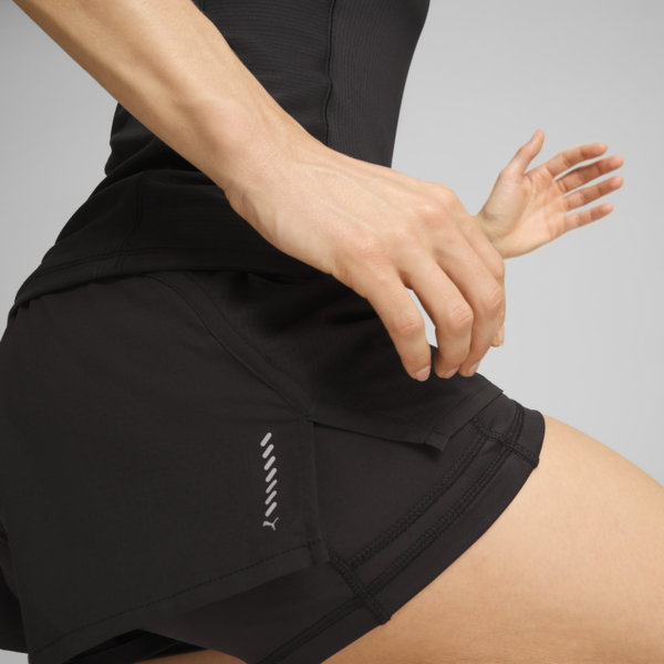 Shorts "2 en 1" PUMA RUN Velocity para mujer, PUMA Black, large-ARG