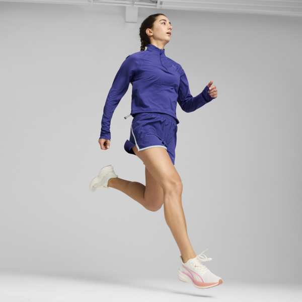 PUMA RUN CLOUDSPUN Quarter-Zip Top Women, Lapis Lazuli, large-MEX