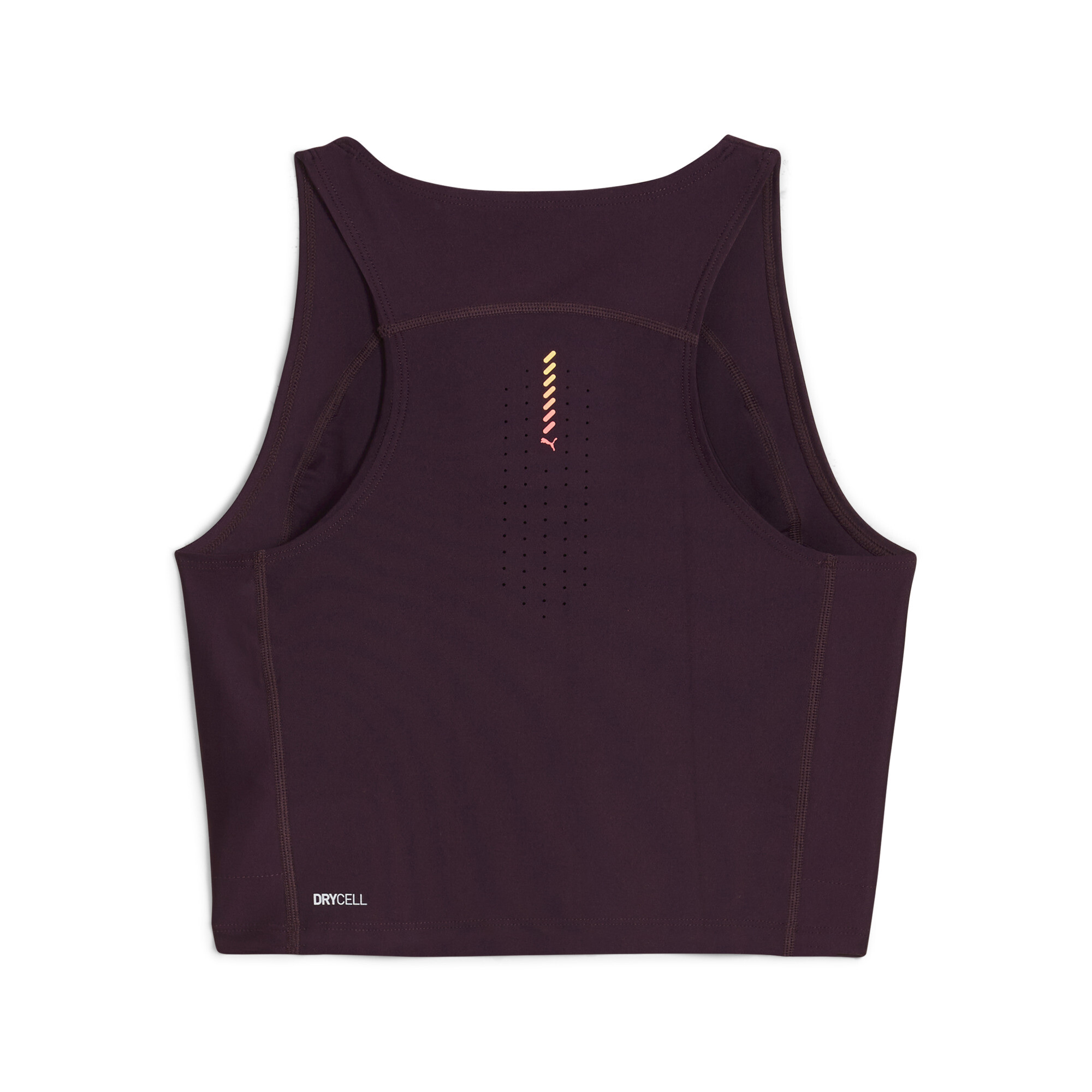 Women's PUMA RUN Ultraform Crop Tank Women In Purple, Size Small, Polyester