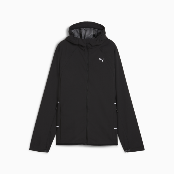 Chamarra impermeable Mujer PUMA RUN, PUMA Black, large-MEX