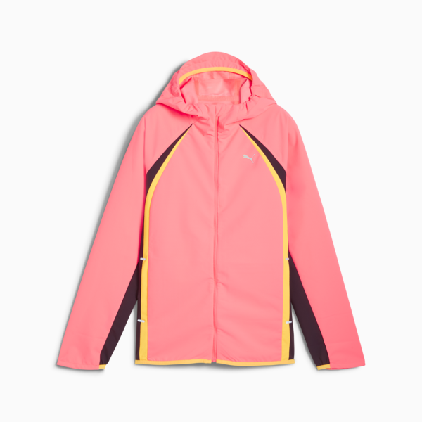 Chamarra impermeable Mujer PUMA RUN, Sunset Glow, large-MEX