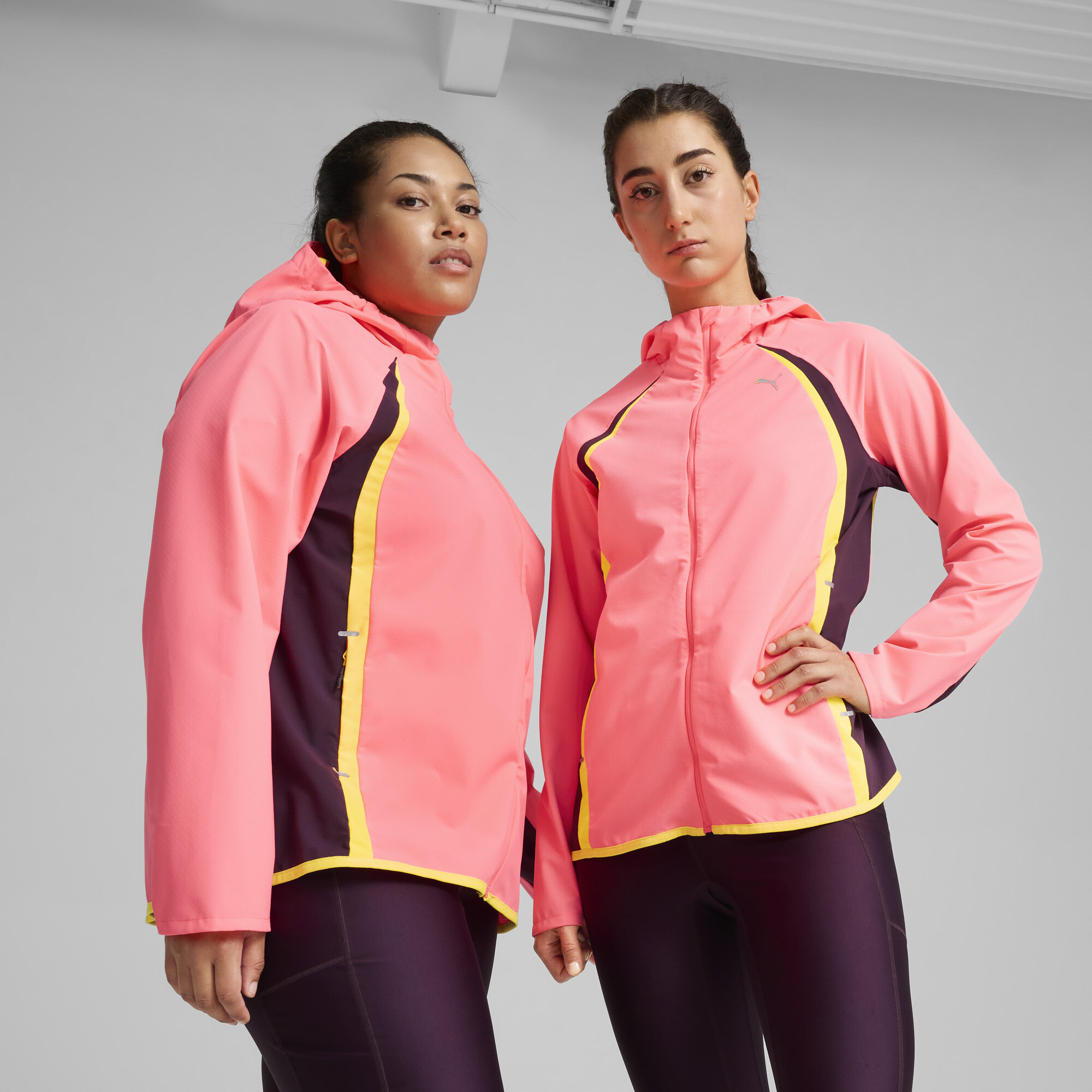 Puma RUN Regenjacke Damen | Sunset Glow | Größe: M