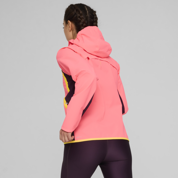 Campera impermeable PUMA RUN para mujer, Sunset Glow, large-ARG