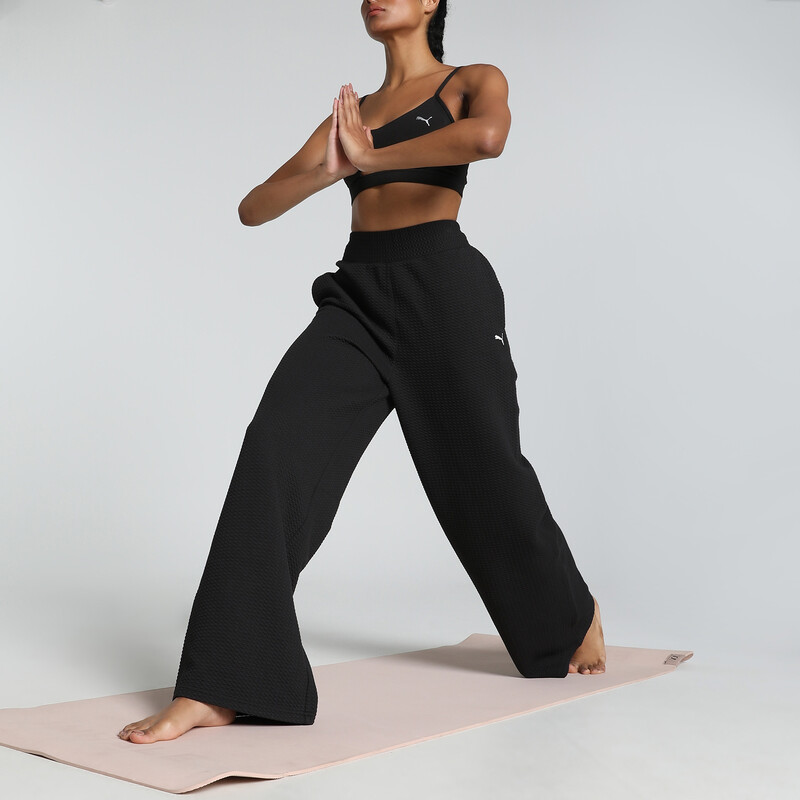 

Women's PUMA STUDIO High-Waist Relaxed Fit Training Pants