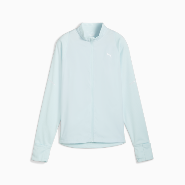 Chamarra PUMA RUN Grid para mujer, Nitro Blue, large-MEX