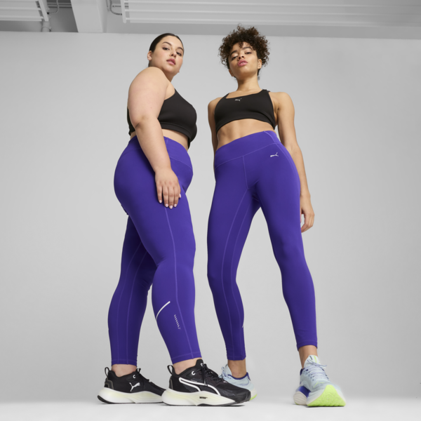 PUMA RUN Microfleece Tights Women, Lapis Lazuli, large-MEX