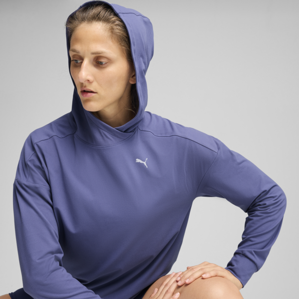 Buzo con capucha CLOUDPSUN para mujer, Blue Crystal, large-ARG