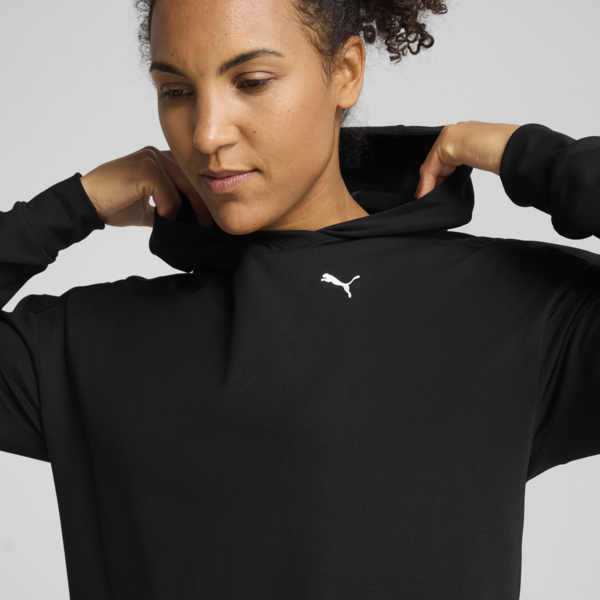 Buzo con capucha CLOUDPSUN para mujer, PUMA Black-PUMA White, large-ARG