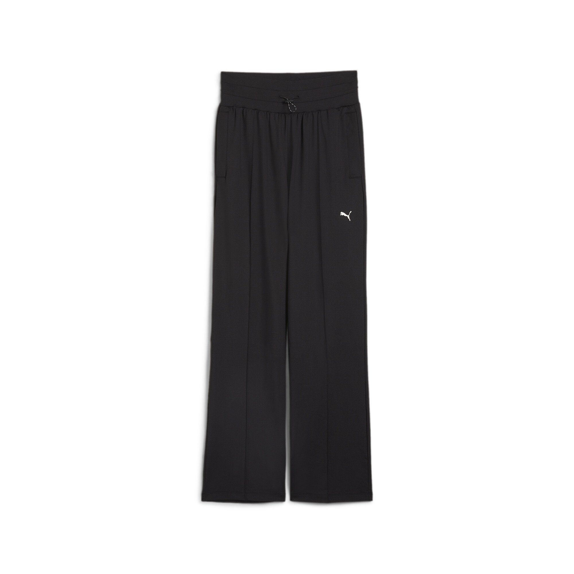 Women's PUMA CLOUDSPUN High-Waist Pants Women In Black, Size XL, Polyester