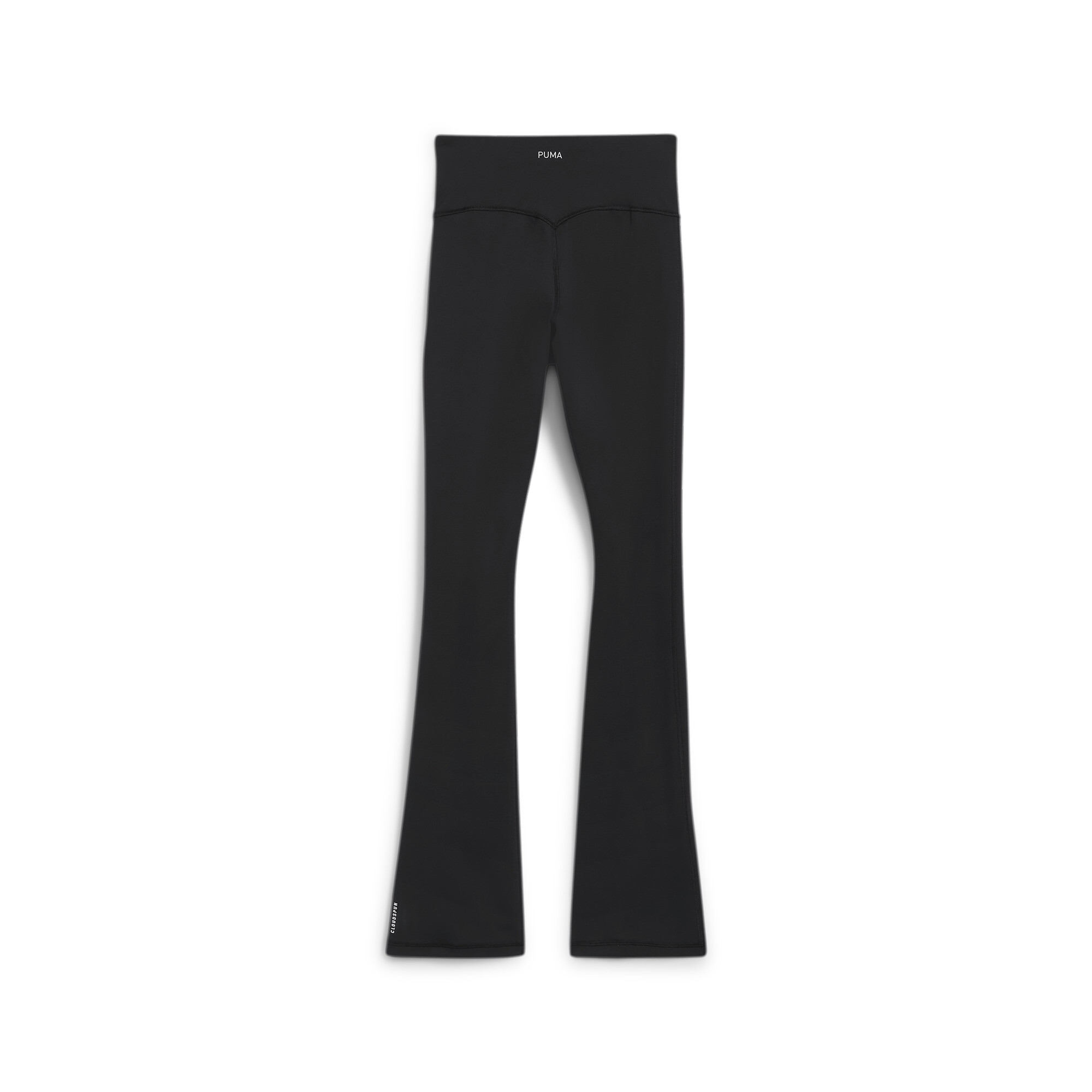 Women's Puma CLOUDSPUN High-Waist Flare Pants, Black, Size XL, Clothing