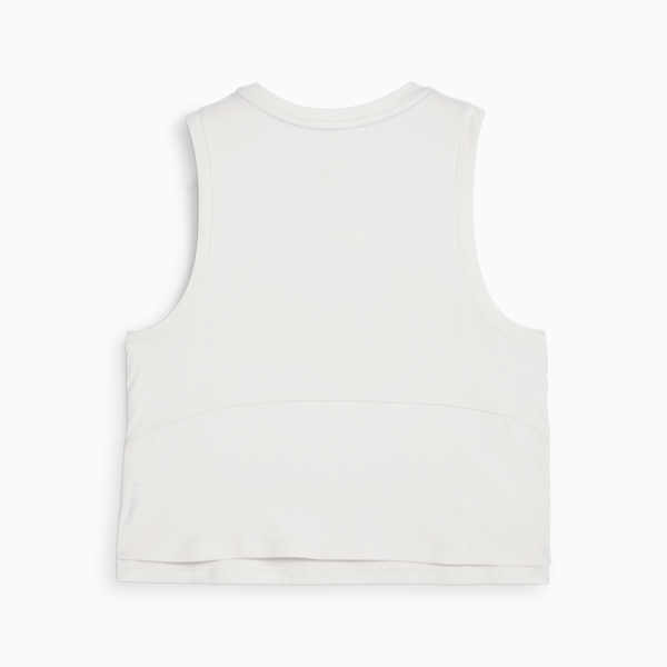 Musculosa corta CLOUDSPUN para mujer, Vapor Gray, large-ARG
