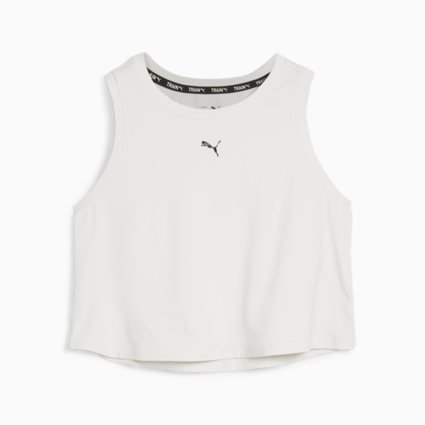 Musculosa corta CLOUDSPUN para mujer, Vapor Gray, large-ARG
