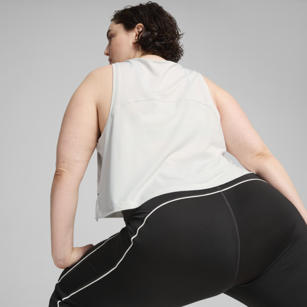 Musculosa corta CLOUDSPUN para mujer, Vapor Gray, large-ARG