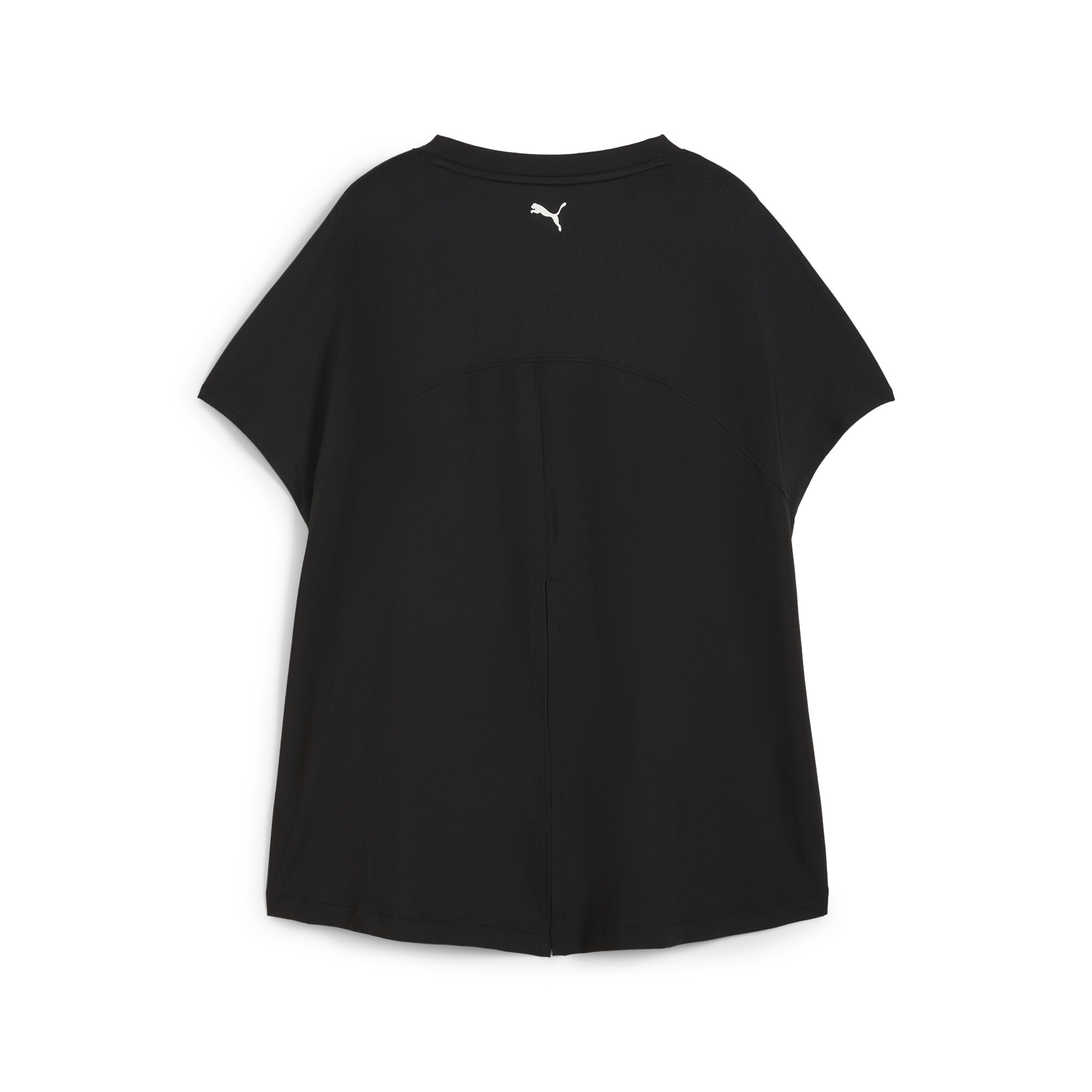 Women's PUMA CLOUDSPUN Mix T-Shirt Women In Black, Size XL, Polyester