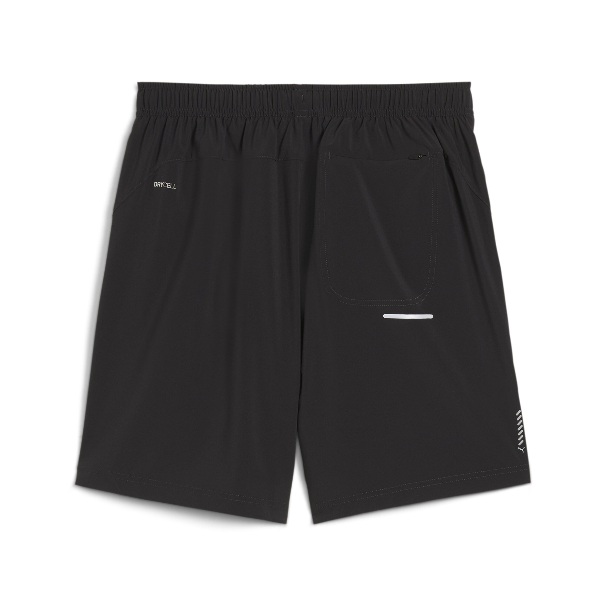 Men's PUMA RUN Woven Shorts Men In Black, Size Large, Polyester