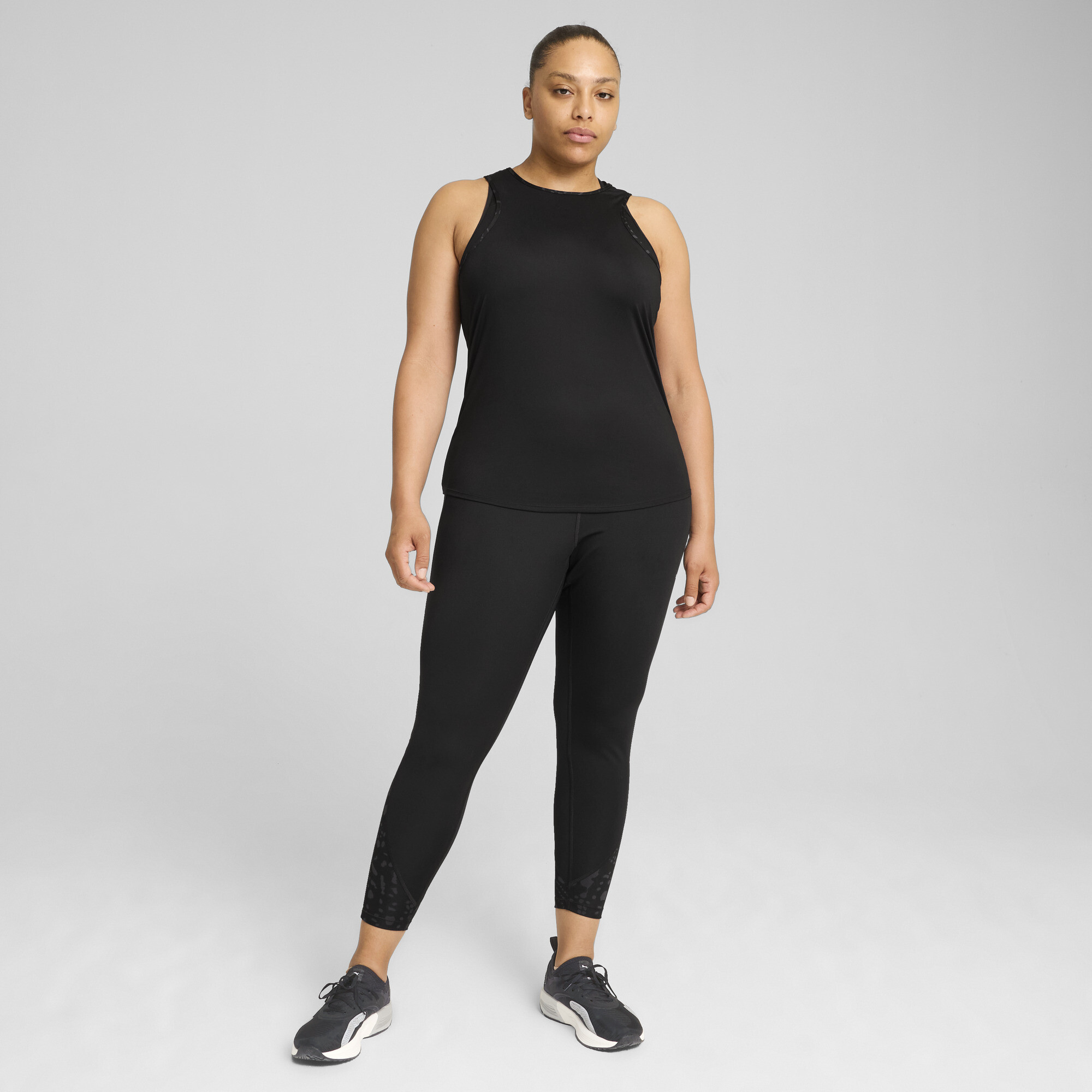 Women's Puma HYPERNATURAL Tank, Black, Size S, Clothing