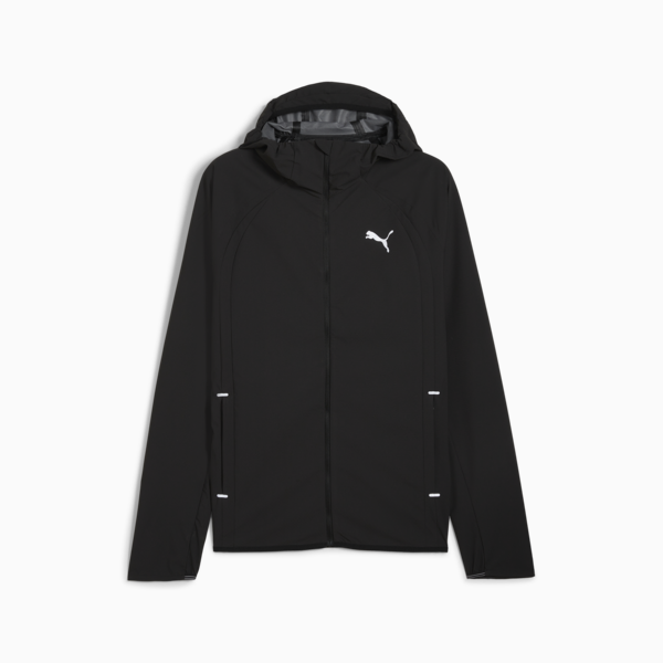 Chamarra impermeable Hombre PUMA RUN, PUMA Black, large-MEX
