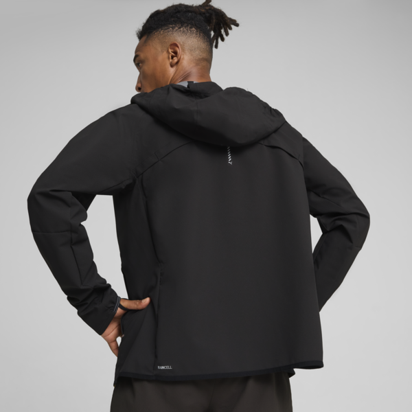 Chamarra impermeable Hombre PUMA RUN, PUMA Black, large-MEX