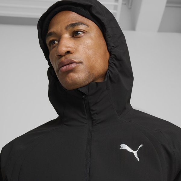 Chamarra impermeable Hombre PUMA RUN, PUMA Black, large-MEX