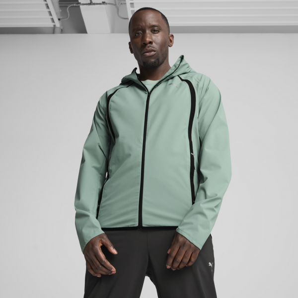Chamarra impermeable Hombre PUMA RUN, Green Moon, large-MEX