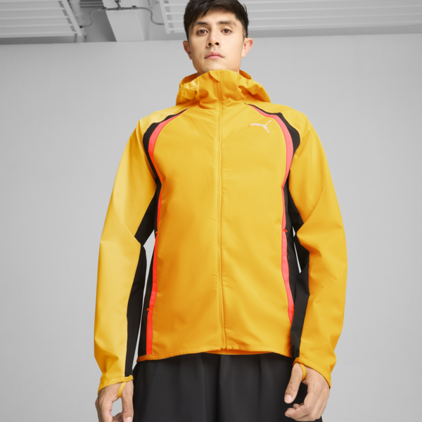 Campera impermeable PUMA RUN para hombre, Sun Stream, large-ARG