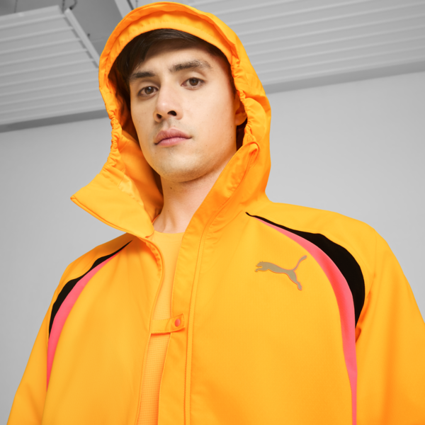Campera impermeable PUMA RUN para hombre, Sun Stream, large-ARG