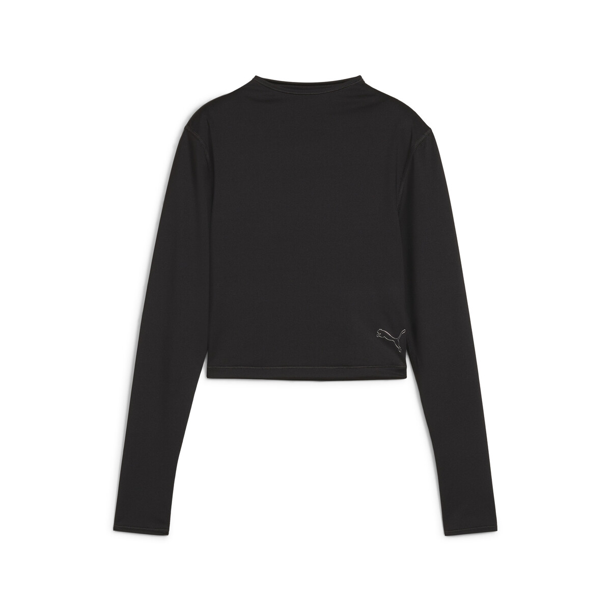 INTERGALACTIC Long Sleeve Crop Top Women in Black by PUMA, Medium