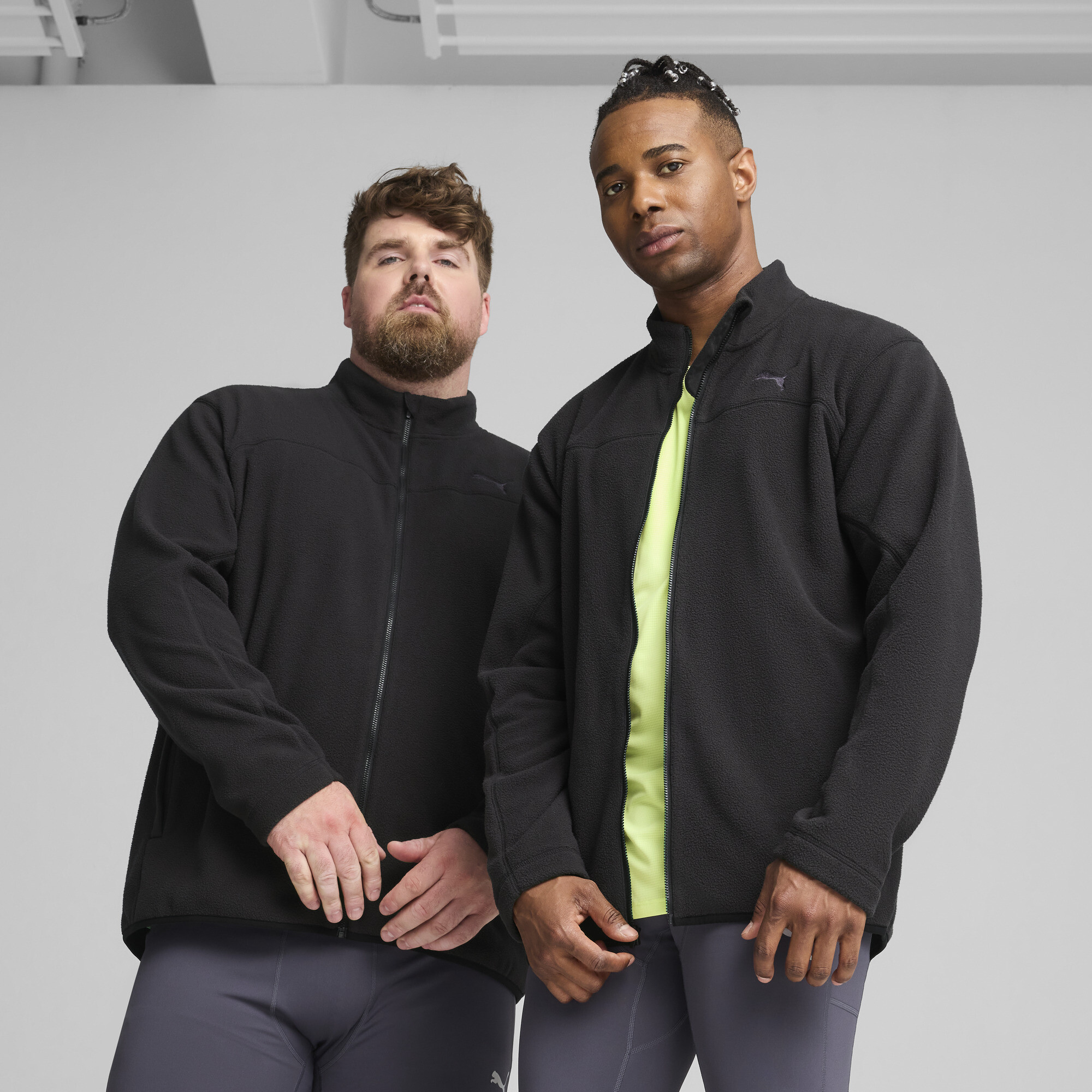Куртка Winter Tech Fleece Jacket Men | Цвет: Черный | Puma Black