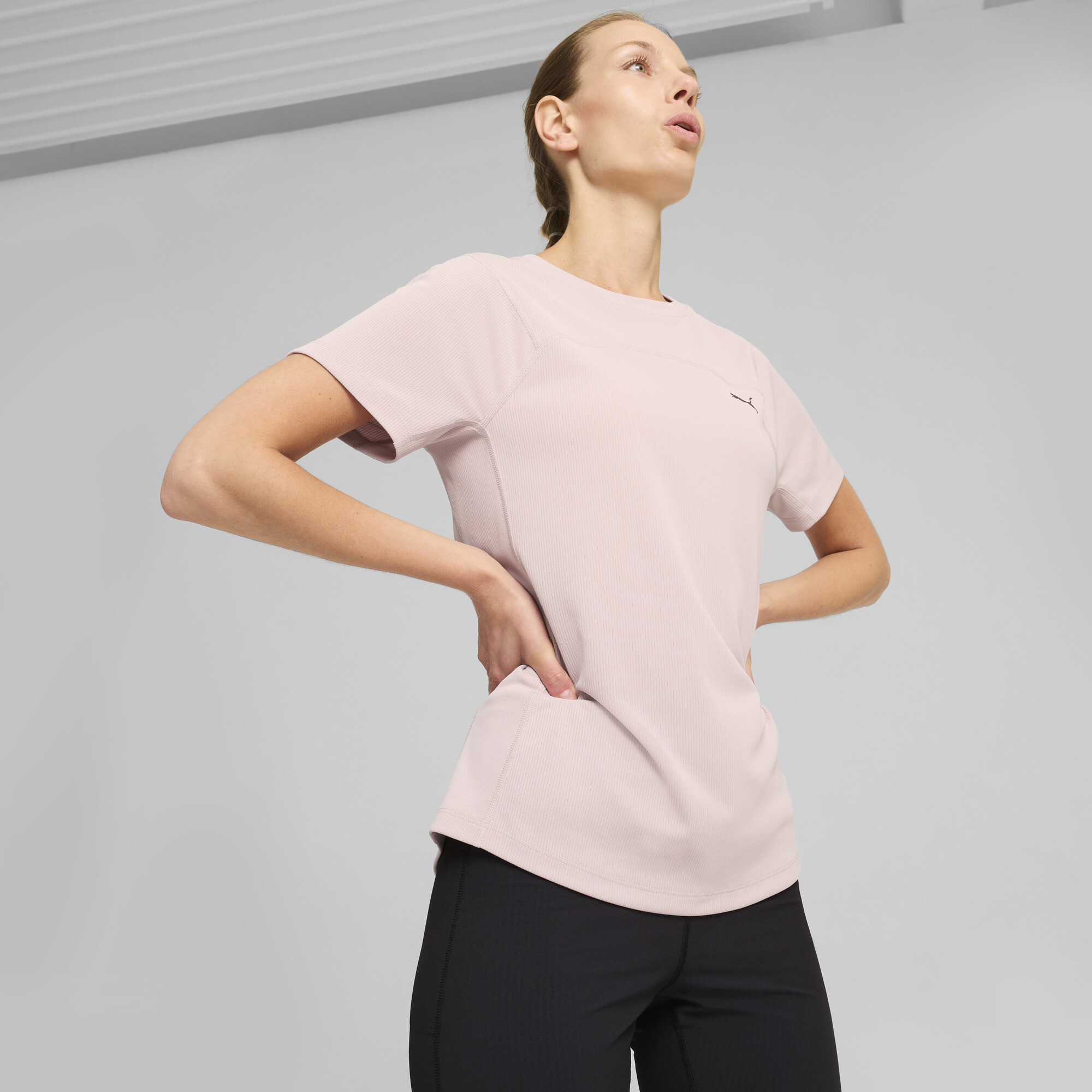 Puma SEASONS T-Shirt Damen | Mauve Mist | Größe: S