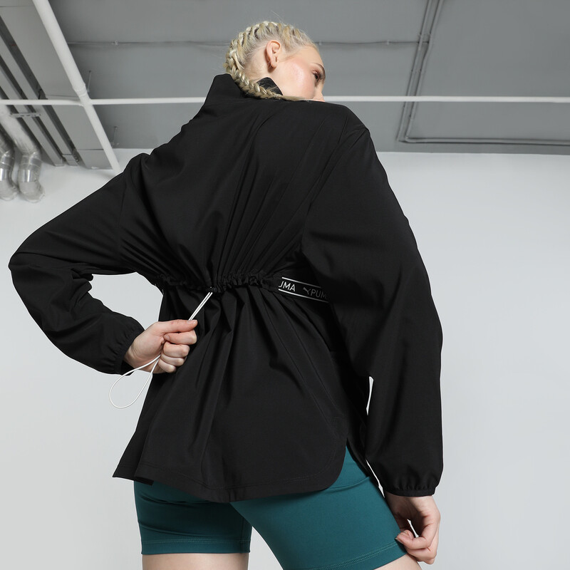 

Women's PUMA Woven Elastic Relaxed Fit Training Jacket