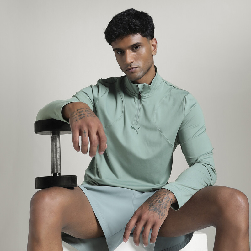 

Men's PUMA CLOUDSPUN Quarter-Zip Training Jacket